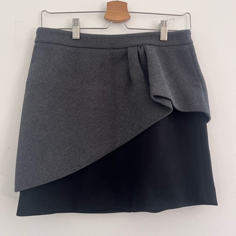 Maje Black & Grey mini Skirt EU size 38 / US size 4